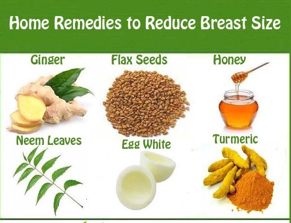 How to Reduce Size of Breast at Home?
