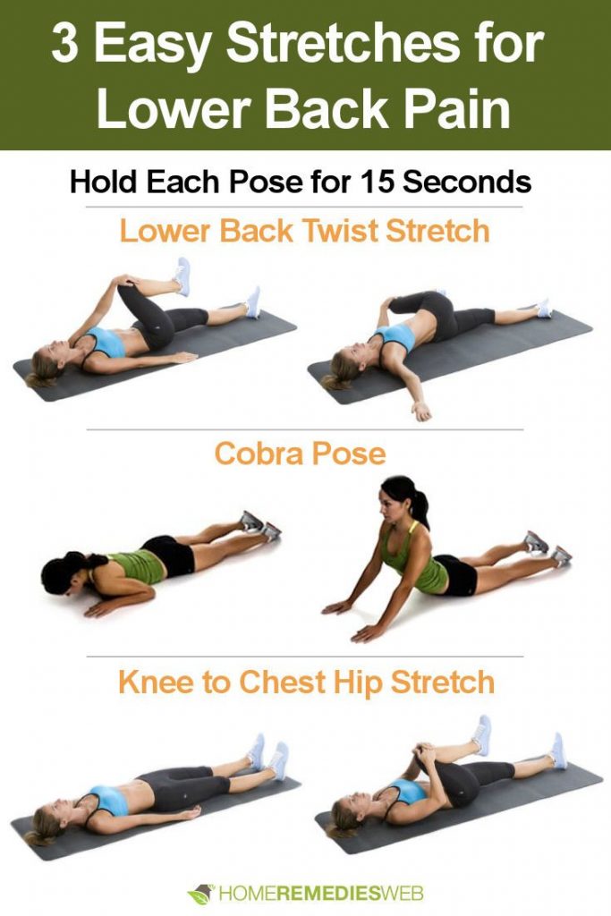Stretches for lower back pain relief